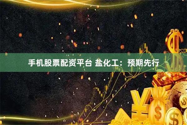 手机股票配资平台 盐化工：预期先行