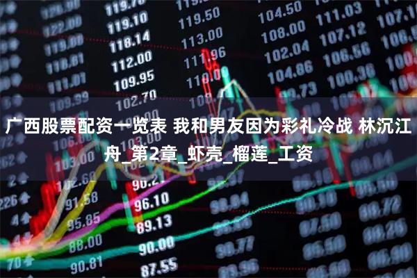 广西股票配资一览表 我和男友因为彩礼冷战 林沉江舟_第2章_虾壳_榴莲_工资